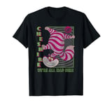 Disney Alice In Wonderland Cheshire Cat We're All Mad Here T-Shirt