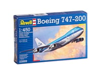 Revell Boeing 747-200, Luftfarkostmodell Med Fast Vinge, Monteringssats, 1:450, Boeing 747, Plast, Mellanliggande