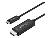 Startech.Com 10Ft (3M) Usb C To Hdmi Cable, 4K 60Hz Usb Type C To Hdmi 2.0 Video Adapter Cable, Thunderbolt 3 Compatible, Laptop To Hdmi Monitor/Display, Dp 1.2 Alt Mode Hbr2 Cable, Black - 4K Usb-C Video Cable (Cdp2hd3mbnl) - Adapterkabel - 24 Pin