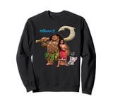 Disney Moana 2 Maui Pua Hehei Together Again with Movie Logo Sweatshirt