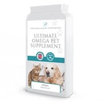 Omega 3 6 9 for dogs & cats | 120 fish oil for dogs soft gels | 1000mg fish oil for cats & dogs I Dog oil for healthy skin | fish oil to help support a healthy Immune system