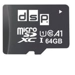 'DSP Memory maxiops A1 Carte mémoire microSD pour Samsung Galaxy A5 (2016) 64 Go 64 go