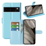 Google Pixel 8 Pro      PU Wallet Case    LightBlue