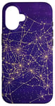 iPhone 16 Star Constellation Map for Astronomy Lovers and Stargazers Case