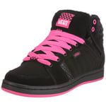 Vans Callie Hi, Baskets mode femme Noir/rose 37