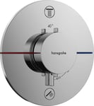 Hansgrohe ShowerSelect Comfort S Avsperring, 2 uttak, Krom - 15554000