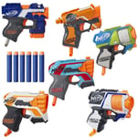 suuri nerf strike gun setti 6 kpl.