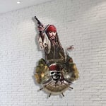 Captain Jack Sparrow Wall Art 100 x 54cm