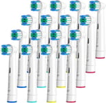 REDTRON Replacement Brush Heads Compatible with Oral B (16 Pcs), Professional Electric Toothbrush Heads Brush Heads for Precision Clean, Toothbrush Heads for Pro1000 Pro3000 Pro5000 Pro7000 and More