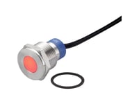 Conrad Tc-7495240, Rød, -25 - 55 °C, Ip67, 12 V, 1,6 Cm, 1 Stk