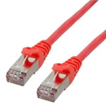 MCL SAMAR - FCC6BMSF-20M/R Cordon de brassage RJ45 CAT 6 S/FTP - Rouge