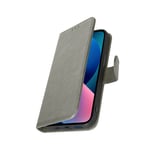 Case for Apple iPhone 13 Card-holder Cover Video Stand Feature Grey