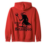 Gruss Vom Krampus Ugly Christmas Monster Men Women Kids Zip Hoodie