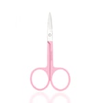 Youki Stainless Steel Facial Hair Small Grooming Scissors (PINK)