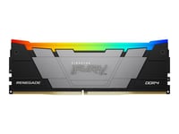 Kingston FURY Renegade RGB - DDR4 - sats - 32 GB: 2 x 16 GB - DIMM 288-pin - 3600 MHz / PC4-28800 - CL16 - 1.35 V - ej buffrad - icke ECC - svart