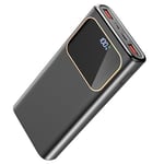 Coucur Power Bank 20000mAh, Portable Charger 22.5W Fast Charging PD3.0 QC4.0 PowerBank USB C Input & Output, 2024 NEW Battery Pack With LCD Display for iPhone, Samsung, Huawei, iPad, Tablets and More