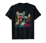 Yorkshire Terrier Dog Owner Cartoon of a Yorkshire Terrier T-Shirt