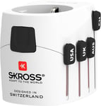 SKROSS - World travel adapter with grounding plug 6300 mA + 1xUSB