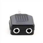 3.5mm Speaker and headphone Splitter (Black Splitter Adapter)