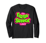 Class of 2025 Senior Fresh 90s Retro TV Style Graduation Long Sleeve T-Shirt