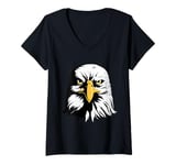 Womens Funny Eagle Charisma bald eagle flying Bird Lover Men Women V-Neck T-Shirt