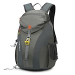 BAGZY Sac à Dos de Randonnée 30L，Ultra Léger Pliable Sac à Dos Voyage Homme Femme Imperméable Sac à Dos Trekking Grande Capacité pour Alpinisme Escalade Sport Camping，Gris