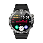 VALDUS VG40 Pro (2025) Montre connectée avec Fonction téléphonie - Écran AMOLED - Sportif Robuste - Noir, Normal