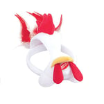 Bristol Novelty EM152 Masque de poulet avec effet sonore sur serre-tête, pour enfant, unisexe, blanc/multicolore, taille unique Halloween