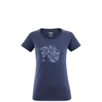 MILLET TANA Women's T-Shirt - Hiking - Outdoor - Comfort Blue