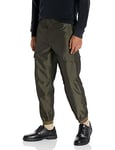 BOSS Men's Cotton Stretch Cargo Pants Casual, Green Wood, 42