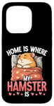 Coque pour iPhone 15 Pro Hamster Home est l'endroit où mon hamster est Hamster Mom