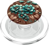 Beau motif floral cowgirl occidental. PopSockets PopGrip pour MagSafe