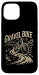 Coque pour iPhone 15 Faites Du Gravelbike Sur Le Gravel