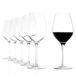 Stölzle_Lausitz Verres à vin rouge Exquisit Royal 480 ml I verres à vin rouge service de 6 I passe au lave-vaisselle I verres à vin incassables I verre en cristal de qualité supérieure