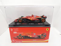 Ferrari SF-24 Carlos Sainz #55 2024 18-36843 1/43 Bburago F1 Formule 1