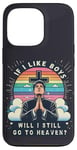 Coque pour iPhone 13 Pro Si j'aime Boy Still Go Heaven Rainbow BL Gay Catholic Christ