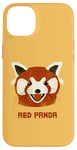 Coque pour iPhone 14 Plus Panda rouge illustré