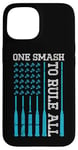 iPhone 15 One Smash to Rule All Game Player USA Flag Case