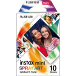 Film papier photo instantané Fujifilm Instax Mini Spray Art WW1 - Pack de 10