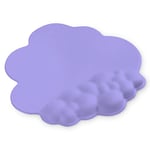 Attack Shark Tapis de Souris Cloud Support Repose-poignet,Tapis de Souris Ergonomique, Base Antidérapante pour un Contrôle Confortable et Précis, pour Taper/Jouer Accessoires de Bureau - Violet