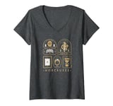 Womens Harry Potter Horcrux Field Guide V-Neck T-Shirt