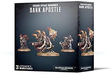 Games Workshop Warhammer 40k - Space Marine du Chaos Dark Apostle 99120102099 Noir