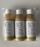 3x Matrix Biolage Nourish Conditioner 50ml Haircare Travel Size * New*