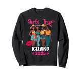 Black Girls Trip Iceland 2025 Vacation Matching Sweatshirt