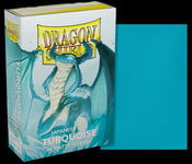 Matte Turquoise Japanese Size Dragon Shield Sleeves (60) Kortlommer, Dragon Shield - Kortspill fra Outland