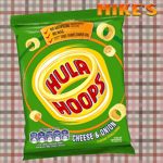 HULA HOOPS CHEESE & ONION POTATO RINGS  CRISPS 34g BAG FULL BOX (PACK OF 32)