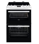 ZANUSSI ZCV66250WA Cooker Electric 60cm - Black & White