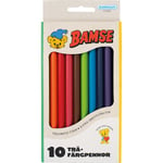 Bamse Träfärgpennor FSC-trä 10-pack Kärnan