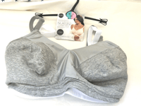 NEW! M&S Marks & Spencer 36F two pack marl grey/white cotton-rich nursing bras