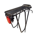 Tortec Supertour Rear Rack: Robust steel construction, adjustable width and height, supports heavy loads, compatible with disc brakes, perfect for long-distance touring, 26-700C